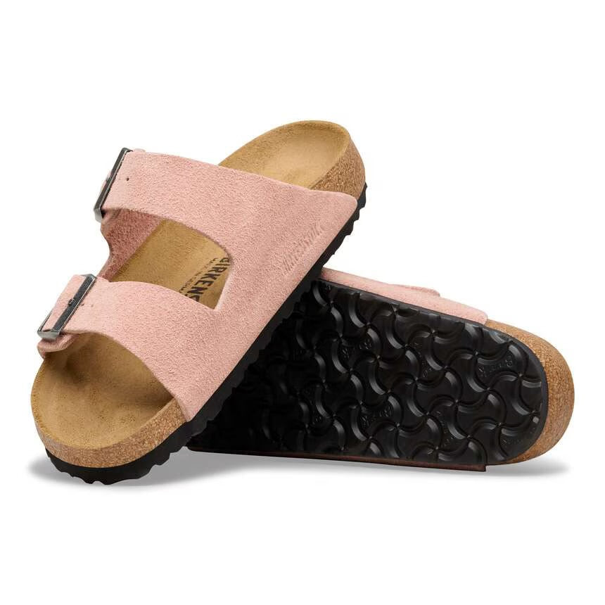 Birkenstock Arizona Suede Leather Pink Clay