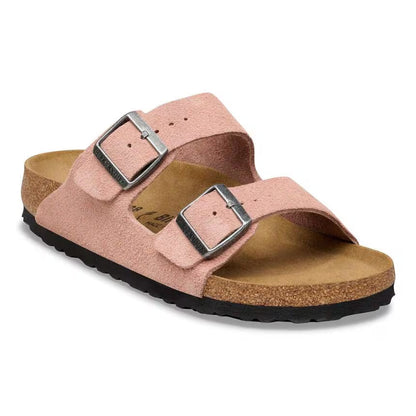 Birkenstock Arizona Suede Leather Pink Clay