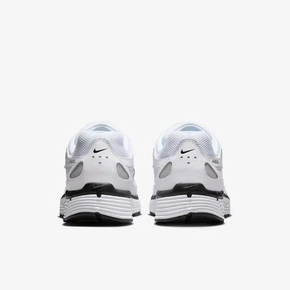 Nike P-6000 White Metallic Silver Black