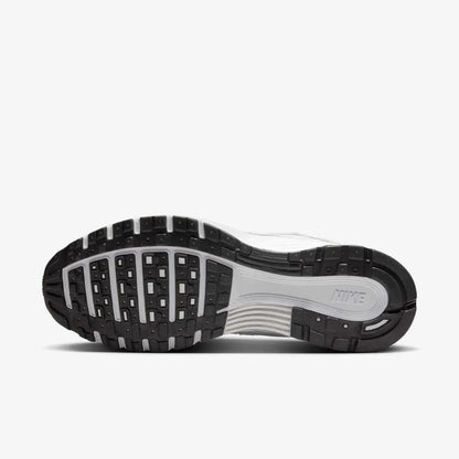 Nike P-6000 White Metallic Silver Black