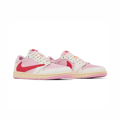 Jordan 1 Retro Low OG SP Travis Scott Sail Tropical Pink