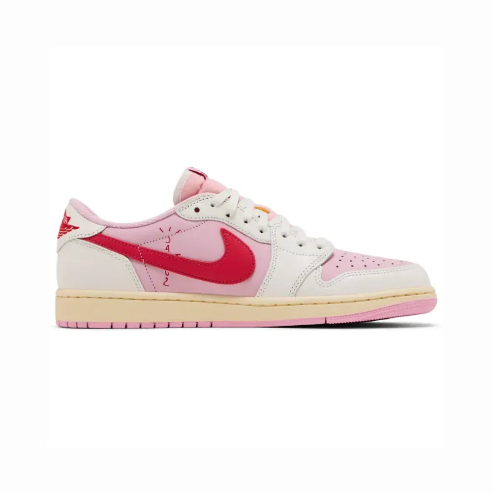 Jordan 1 Retro Low OG SP Travis Scott Sail Tropical Pink