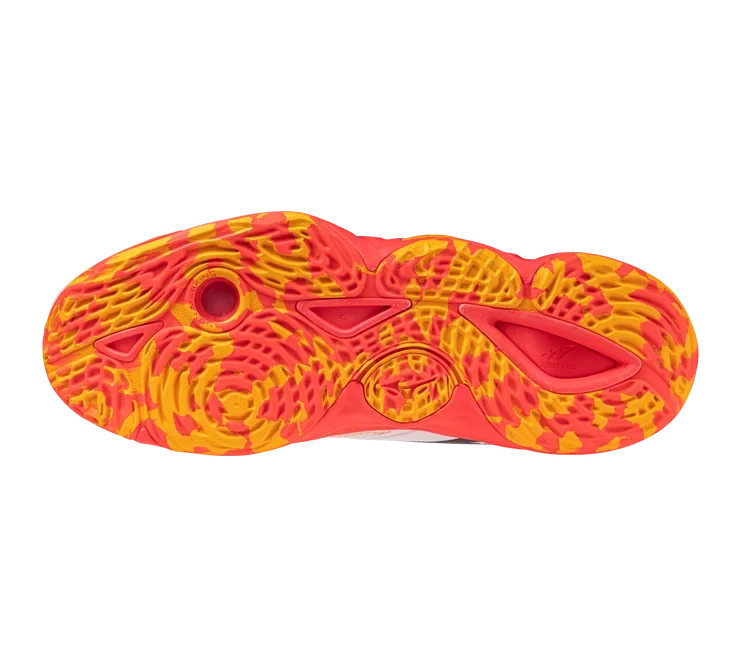 Mizuno Wave Momentum Elite 'WHITE-FIERY CORAL'