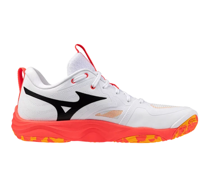 Mizuno Wave Momentum Elite 'WHITE-FIERY CORAL'