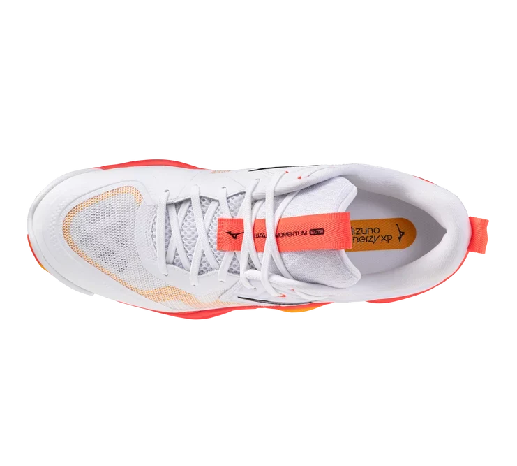 Mizuno Wave Momentum Elite 'WHITE-FIERY CORAL'