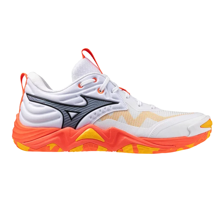 Mizuno Wave Momentum Elite 'WHITE-FIERY CORAL'
