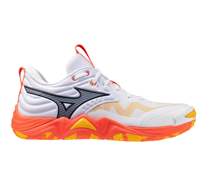 Mizuno Wave Momentum Elite 'WHITE-FIERY CORAL'