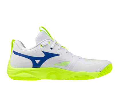 Mizuno Wave Momentum Elite ' WHITE-LIGHTNING YELLOW'