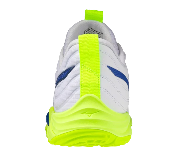Mizuno Wave Momentum Elite ' WHITE-LIGHTNING YELLOW'