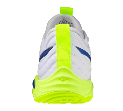 Mizuno Wave Momentum Elite ' WHITE-LIGHTNING YELLOW'