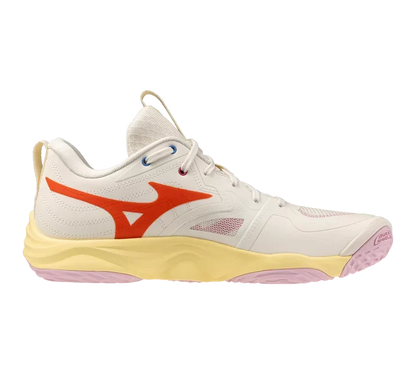 Mizuno Wave Momentum Elite 'PRISTINE-HIGH RISK RED'