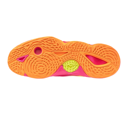 Mizuno Wave Momentum Elite 'PINK TETRA-FORTUNE YELLOW'