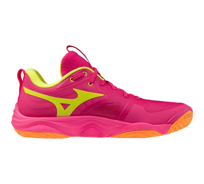 Mizuno Wave Momentum Elite 'PINK TETRA-FORTUNE YELLOW'