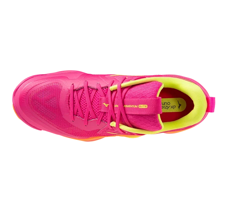 Mizuno Wave Momentum Elite 'PINK TETRA-FORTUNE YELLOW'