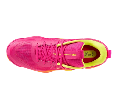 Mizuno Wave Momentum Elite 'PINK TETRA-FORTUNE YELLOW'