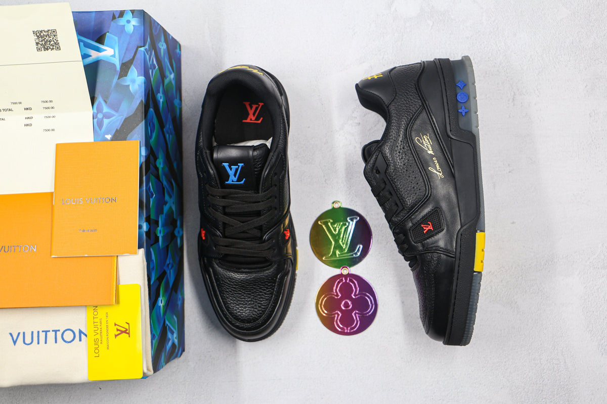 Louis Vuitton Trainer Black Signature