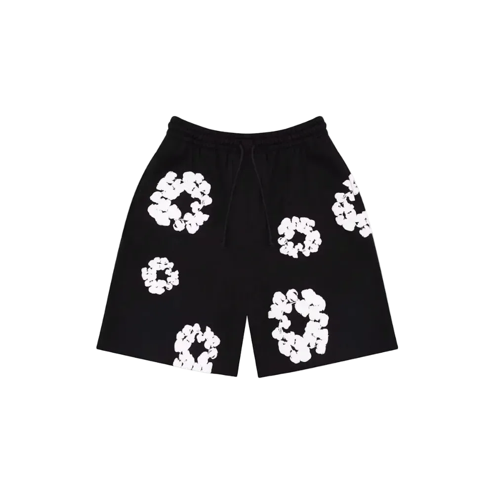 Shorts Denim Tears The Cotton Wreath Black
