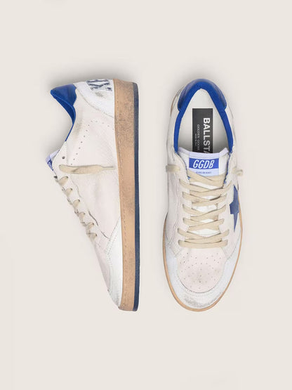 Golden Goose Ball-Star Low White Bluette