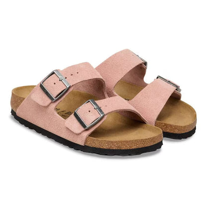 Birkenstock Arizona Suede Leather Pink Clay