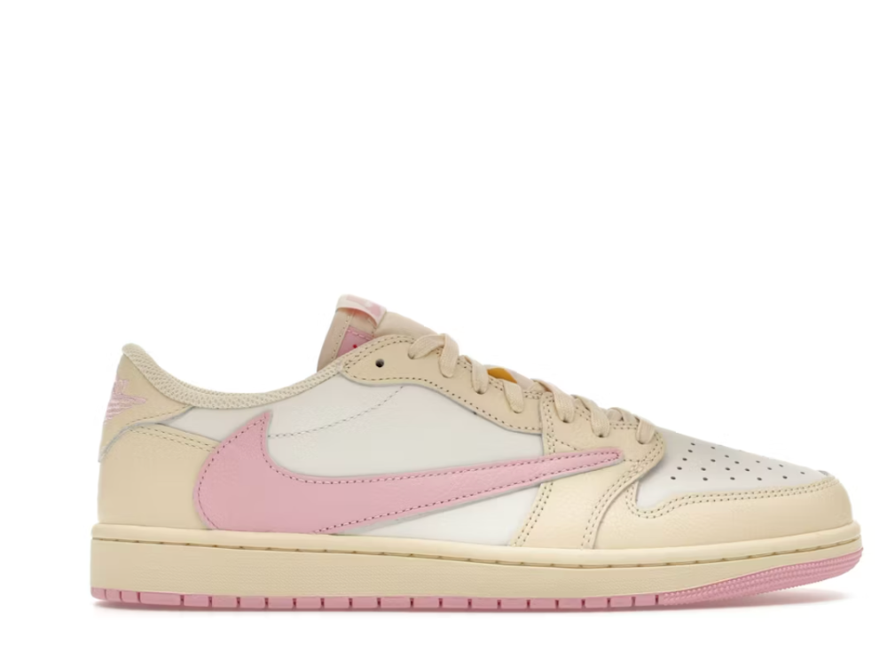 Jordan 1 Retro Low OG SP Travis Scott Sail Tropical Pink