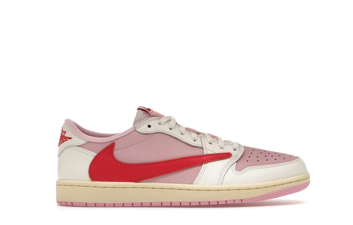 Jordan 1 Retro Low OG SP Travis Scott Sail Tropical Pink