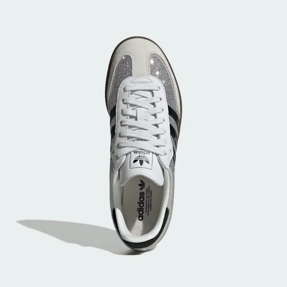 Adidas Samba OG Rhinestone Crystal White Silver