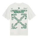 Camiseta Off-White x Daily Paper x Surf Ghana White