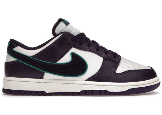 Tênis Nike Dunk Low Chenille Swoosh Sail Grand Purple