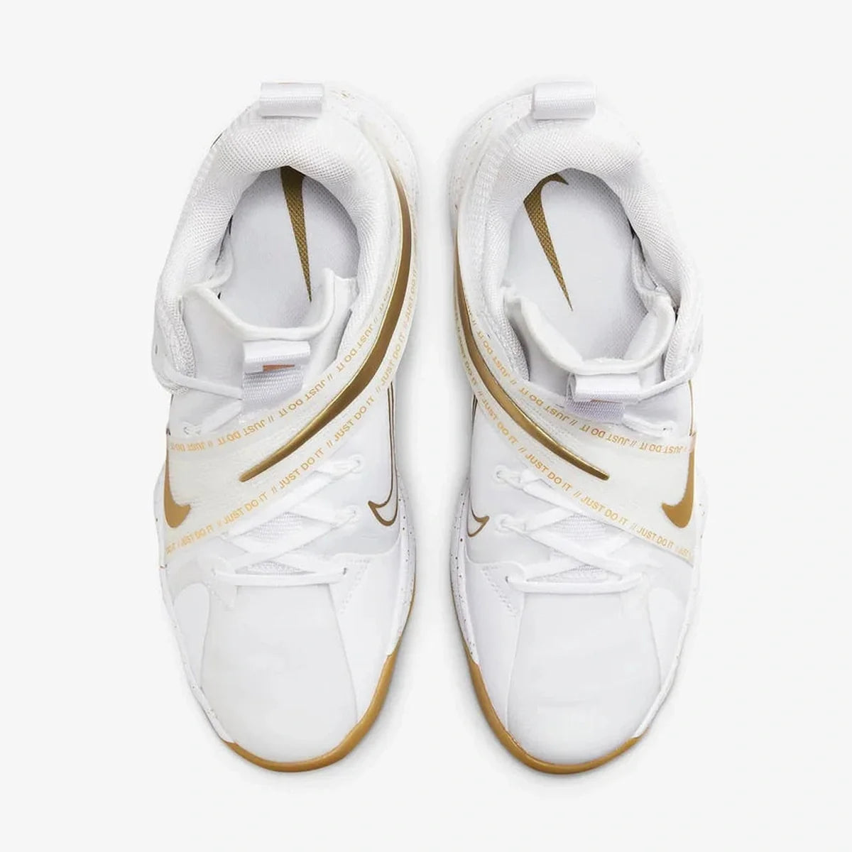 Nike React Hyperset 'Branco Metálico Dourado'