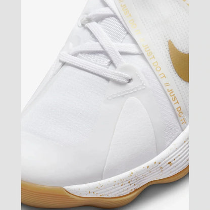 Nike React Hyperset 'Branco Metálico Dourado'