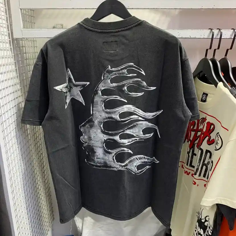Camiseta Hellstar Washed Logo (Pronta Entrega)