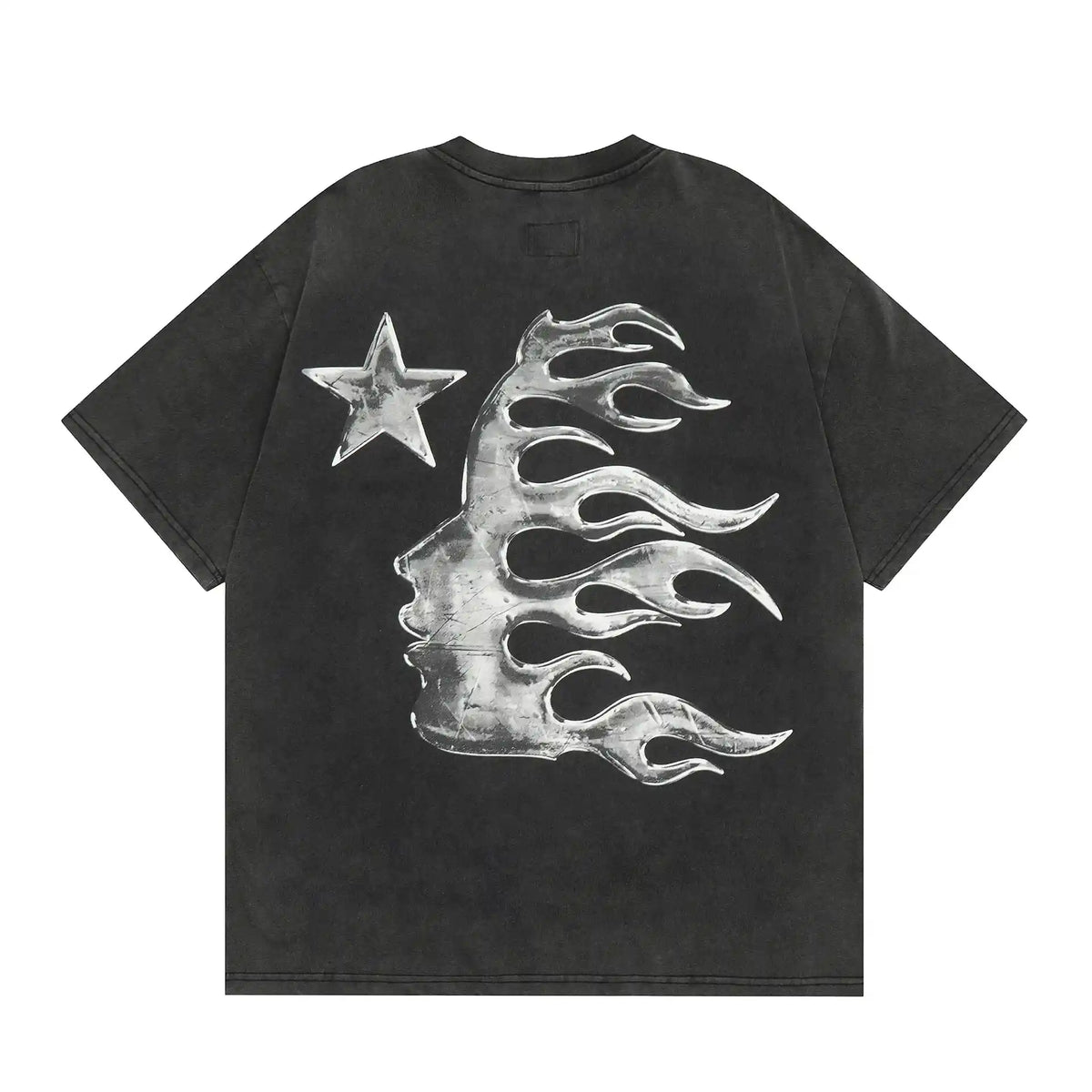 Camiseta Hellstar Washed Logo (Pronta Entrega)