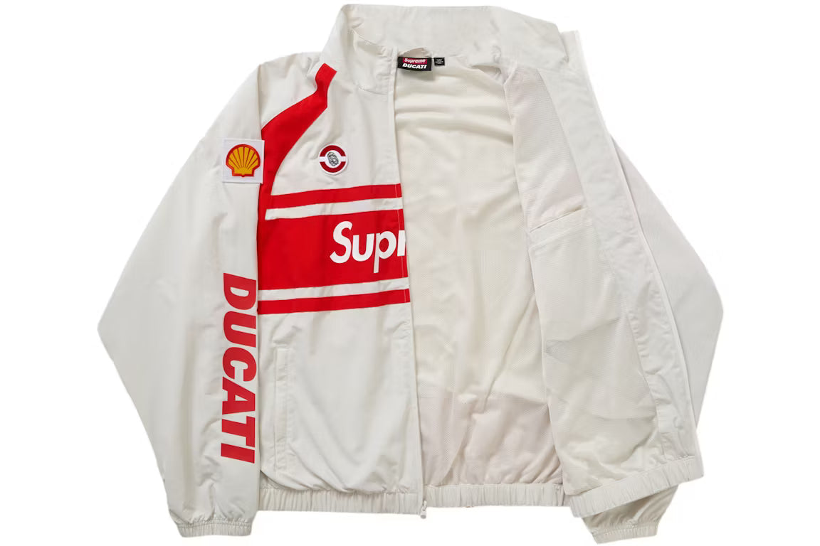 Conjunto Supreme Ducati Tracksuit Light Grey (Pronta Entrega)