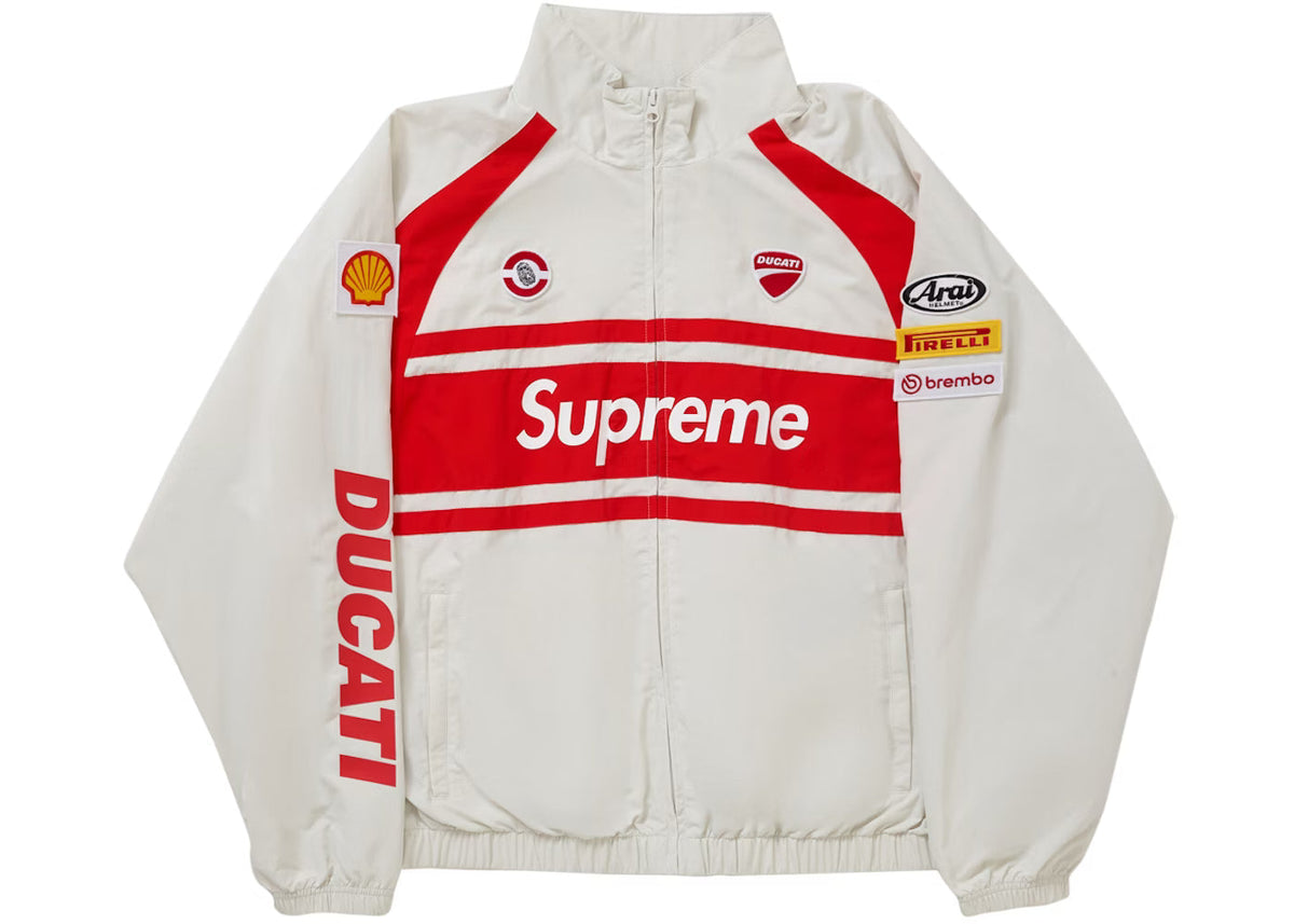 Conjunto Supreme Ducati Tracksuit Light Grey (Pronta Entrega)