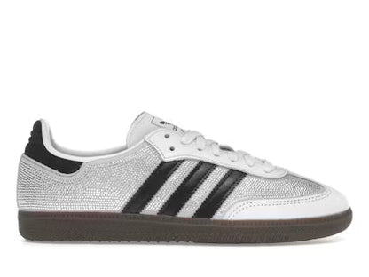 Adidas Samba OG Rhinestone Crystal White Silver